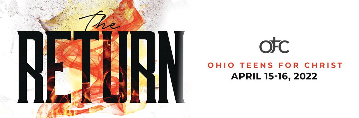 OhioTeens's tweet photo. Ohio Teens For Christ 2022 THE RETURN — Promo Video &amp; Materials! - https://t.co/GWx3Uo37aG https://t.co/2f7WsYJ8Je