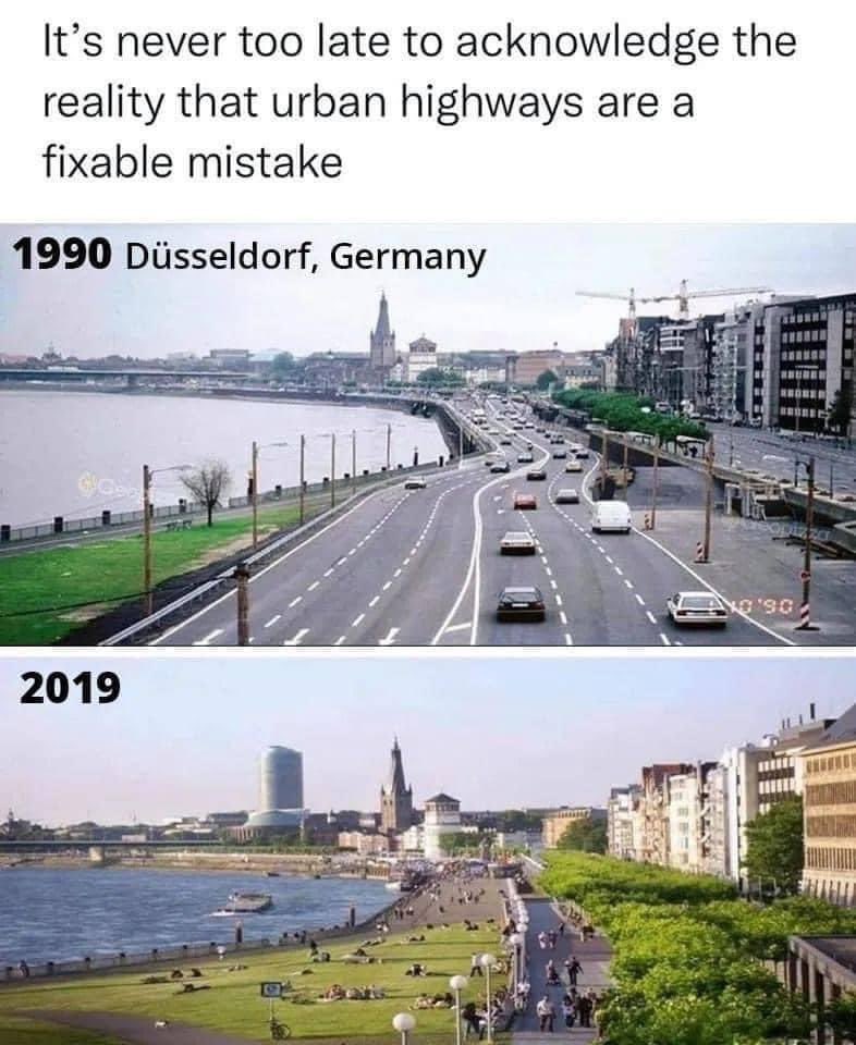 dapperdarlin7's tweet photo. Y’all are sleeping on these underground roadways and @elonmusk is gonna be the one to do it. I can’t wait   The road pictured here is now underground. https://t.co/RQ2xm5zlow