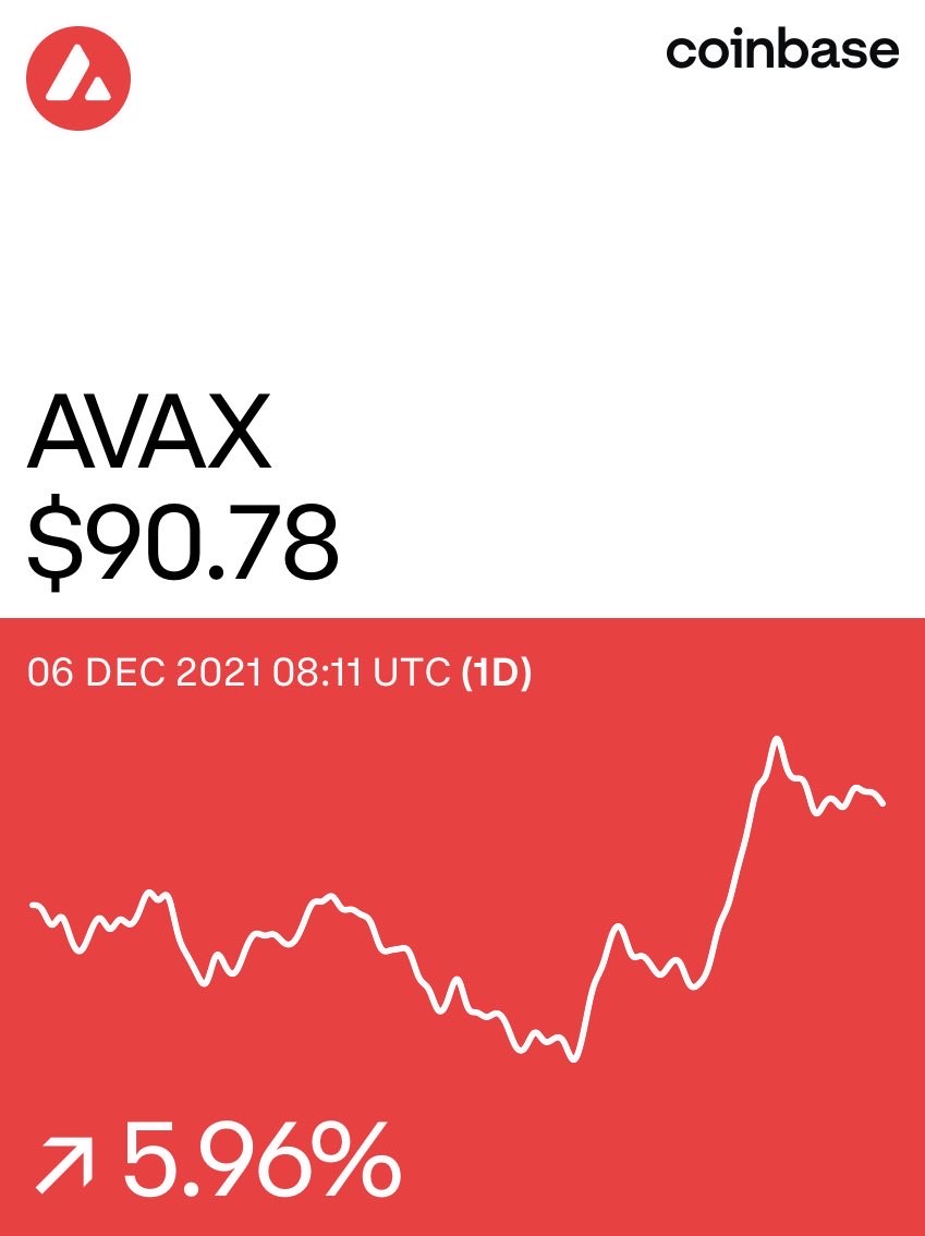 SS_GMF's tweet photo. Avalanche on @Coinbase: https://t.co/ekiYj8TzeM https://t.co/Y4YvuS5Rgz