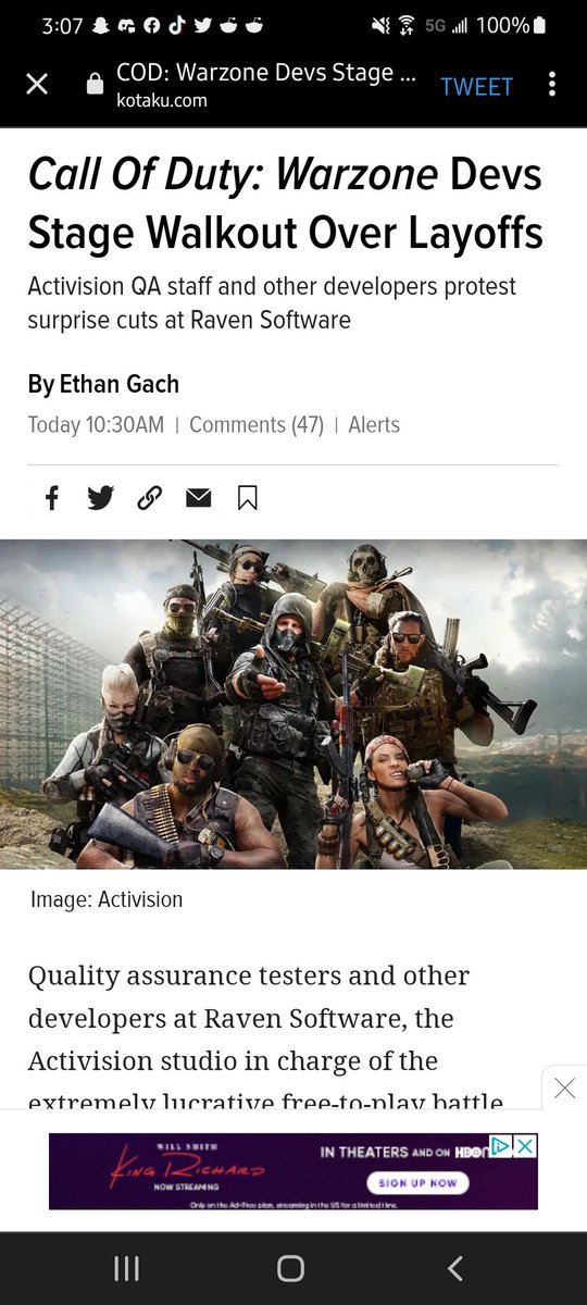 DemShenanigans's tweet photo. Bobby Kotick &amp; the Board don't make my #Warzone or #WarzonePacific - they don't make #WarzoneReport, create #Warzoneclips, content, or anything of the sort.
@RavenSoftware makes my Warzone. A Warzone made under crunch &amp; layoffs is #notmywarzone.
#FireBonnyKotick for @ABetterABK https://t.co/Tjbfz1HkWO