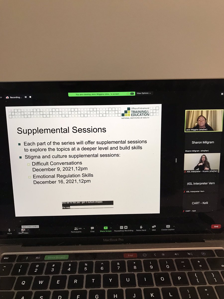 SharonMilgram's tweet photo. Excited to start the @NIH_OITE series on mental health &amp; well-being of biomedical researchers. The webinar is today &amp; deeper dives will happen later in Dec. They will provide a place to gather &amp; talk about the material. Watch today or later, and then join us. #AcademicTwitter https://t.co/d56uKZEjMM