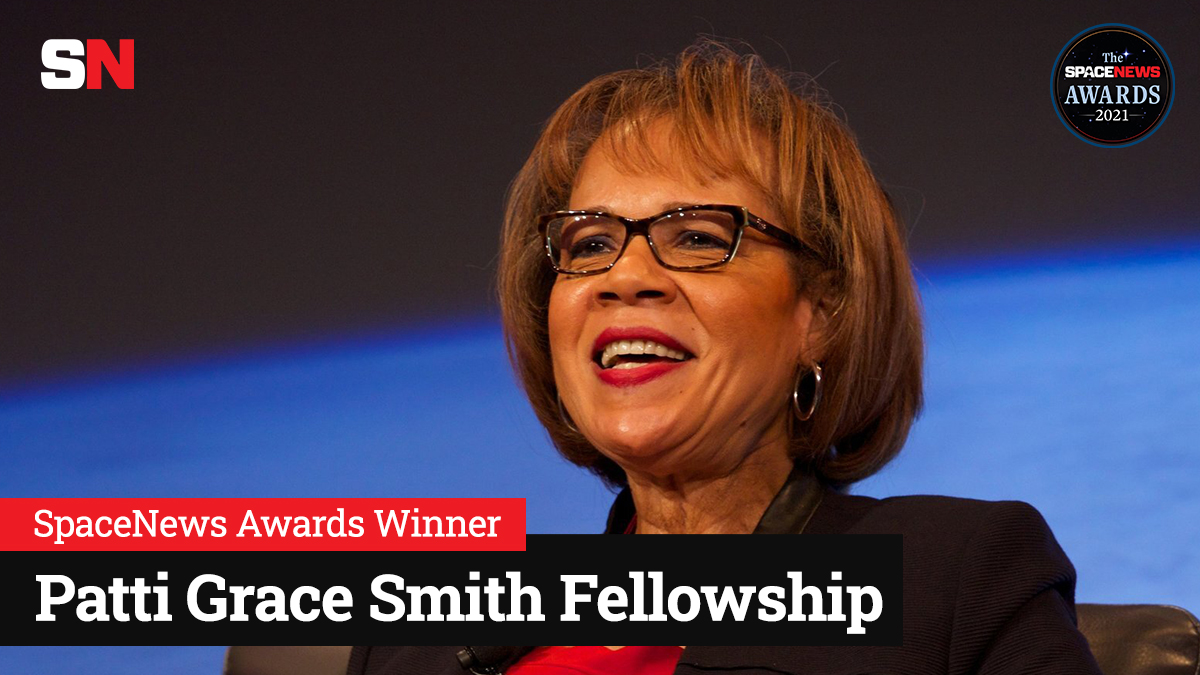 SpaceNews_Inc's tweet photo. The space industry has been aware of its lack of racial diversity for a long time. The Patti Grace Smith Fellowship  is matching Black undergrads with internships at Airbus, Boeing, and Northrop Grumman, Blue Origin, Relativity, SpaceX and others. #SpaceNewsAwards https://t.co/Nh3ojgOg5q