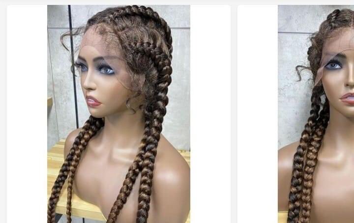 Halaryomi's tweet photo. Pls patronize ur girl,we sell all kind of braided  Ghana weaving wig,very affordable 

 Distance is never a barrier,we deliver anywhere outside Nigeria,with DHL ✈️ ✈️ https://t.co/NXlIZfqBjP
