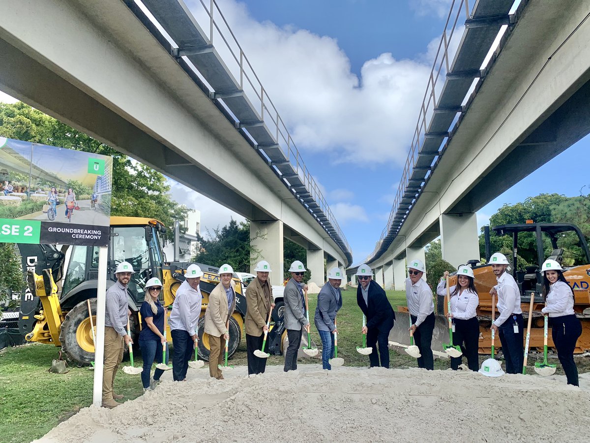 leadengcon's tweet photo. Today, we celebrated at the groundbreaking ceremony for the Underline Phase 2 project. Blessed to have State of Florida, Miami-Dade County and City of Miami leadership supporting Meg Daly’s Friends of The Underline initiative and attending the ceremony. https://t.co/55lfRTH9d1