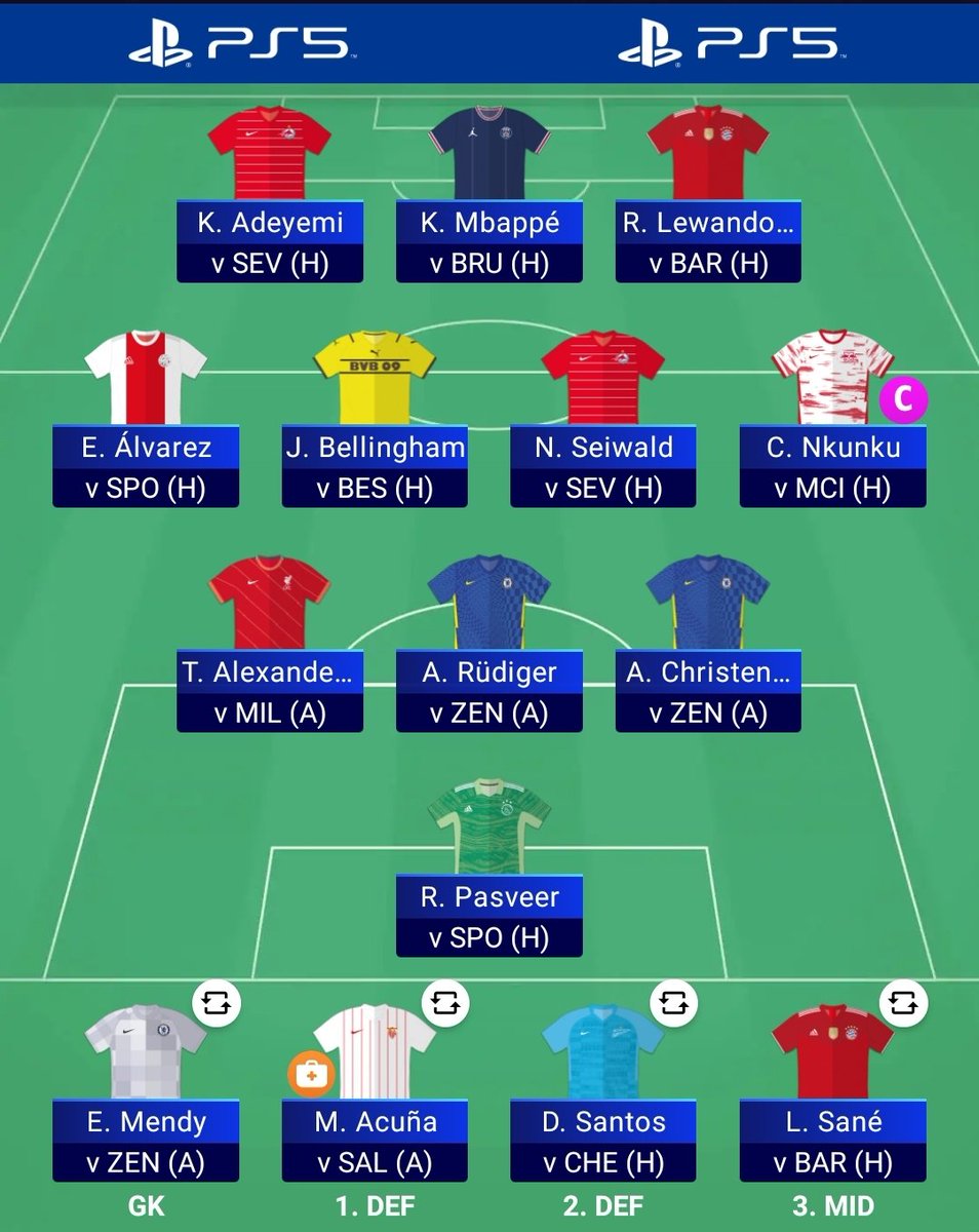 MalakSuleiman2's tweet photo. @FPL_Bayern ممكن يلعب كرستنسن ولا ادخل مدافع زنيت https://t.co/RXoVkfpLZF