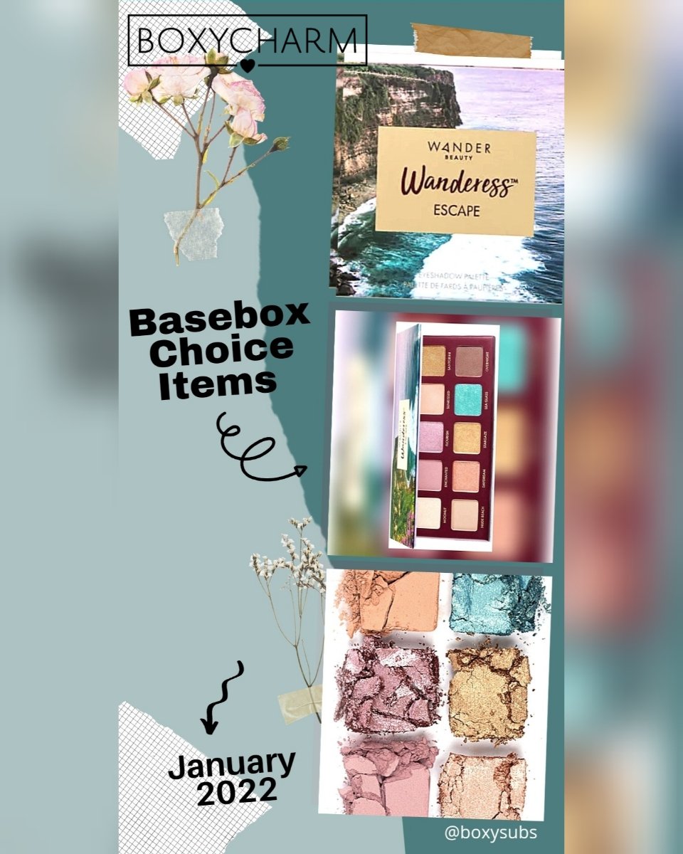 skellysubs's tweet image. Happy Choice Day Charmers! These were our #BoxyCharm #Basebox Choice Items for January 2022.