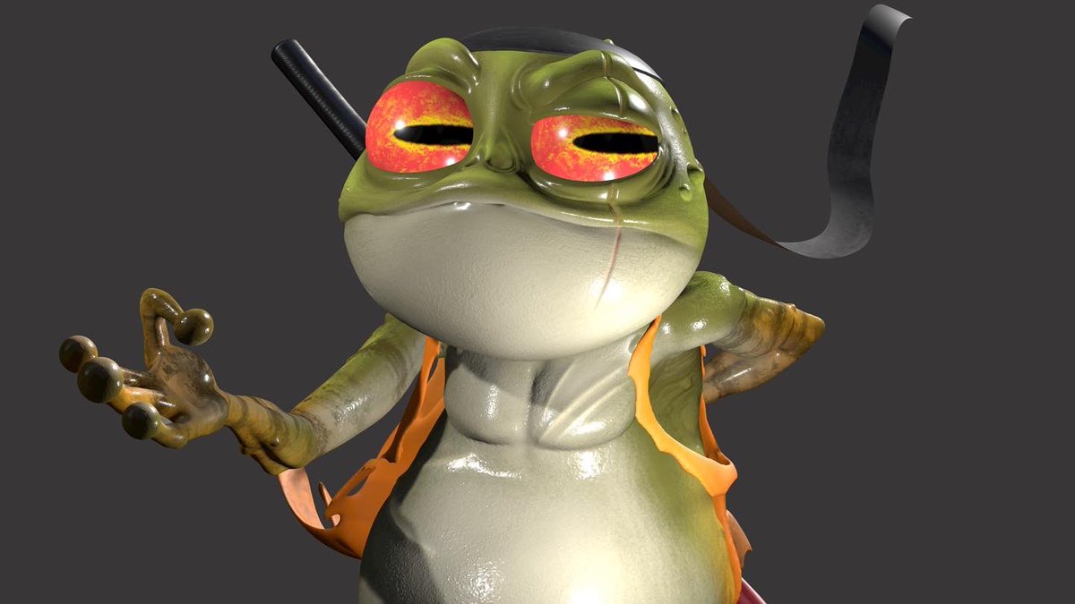 Kennyordie's tweet photo. En 2010 toqué por primera vez el 3D con programas como Lightwave o el maravilloso Zbrush. Desde entonces me lleva picando el gusanillo. Espero dentro de poco enseñaros más “muñecajos” como estos. #3Dartist #zbrush #3Dcharacter #3Dsculpt #3Dfrog #videogames #3Dprinting #3dcgi https://t.co/abpquVfb97