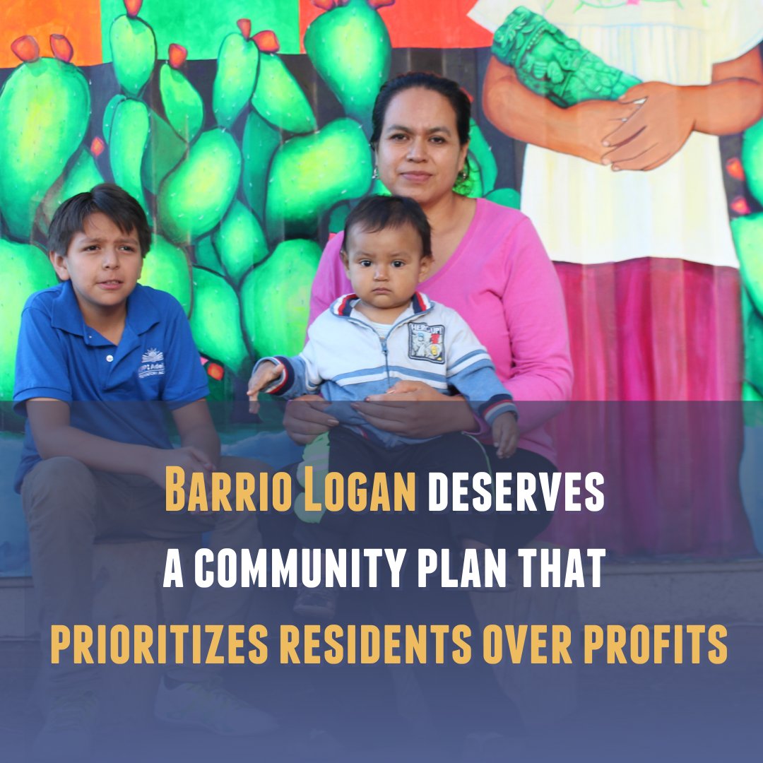 #BarrioLogan has battled pollution for generations. Now long-time residents are facing #gentrification too. We urge @vivianmorenosd to vote YES on BL Community Plan Update. It will increase affordable housing & stop residents from being pushed out. @EHCSanDiego