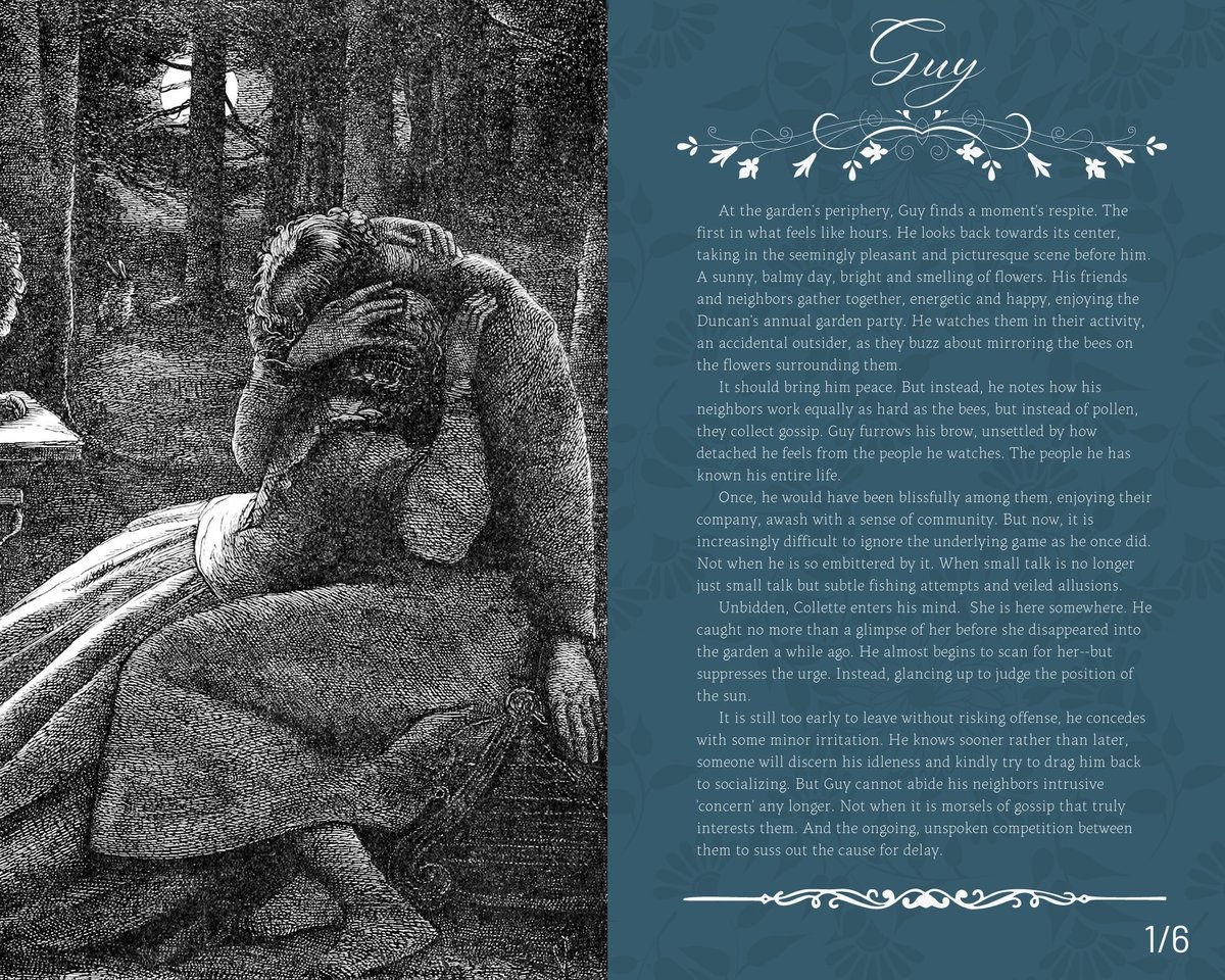 CrowTreeEnt's tweet photo. In our next (hypothetical) POV series, the question was: What would each LI do if they walked into a room and unexpectedly found Miss Fernside sitting in the middle of the room, crumpled on the floor crying?
We will start with Guy’s.

Part 1: https://t.co/FyrQDz5gUB