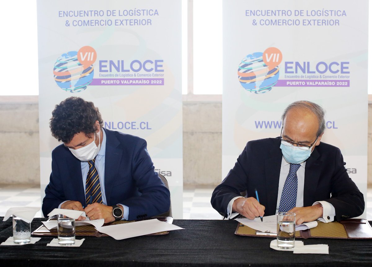 PortValparaiso's tweet photo. @PortValparaiso anuncia importante alianza con @fisa_oficial y la VII versión de #ENLOCE, que se desarrollará entre el 24 y 25 de mayo del 2022, en el Terminal de Pasajeros de Valparaíso.
Lee la noticia completa en ➡ https://t.co/54H9AfPdy6 https://t.co/9h4V87EPkG