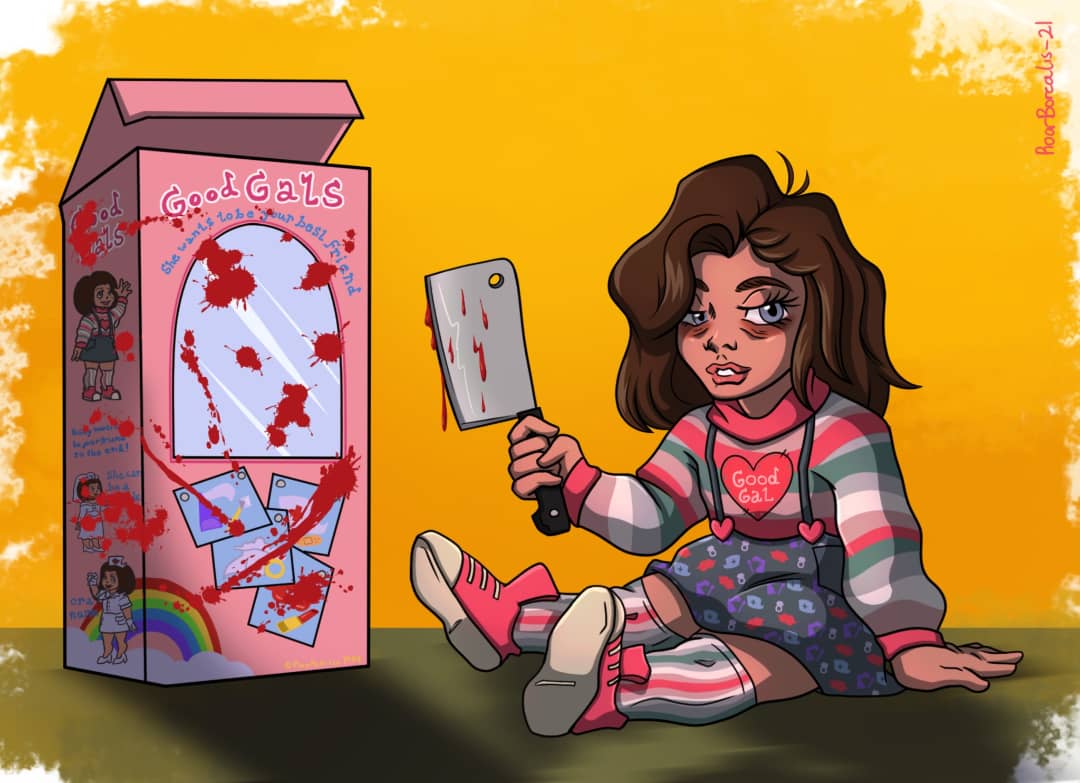 roarborealis's tweet photo. Blood/Gore ⤵️
...
Look who’s decided to play...
#chucky #artistsontwitter https://t.co/9PpWVpCifh