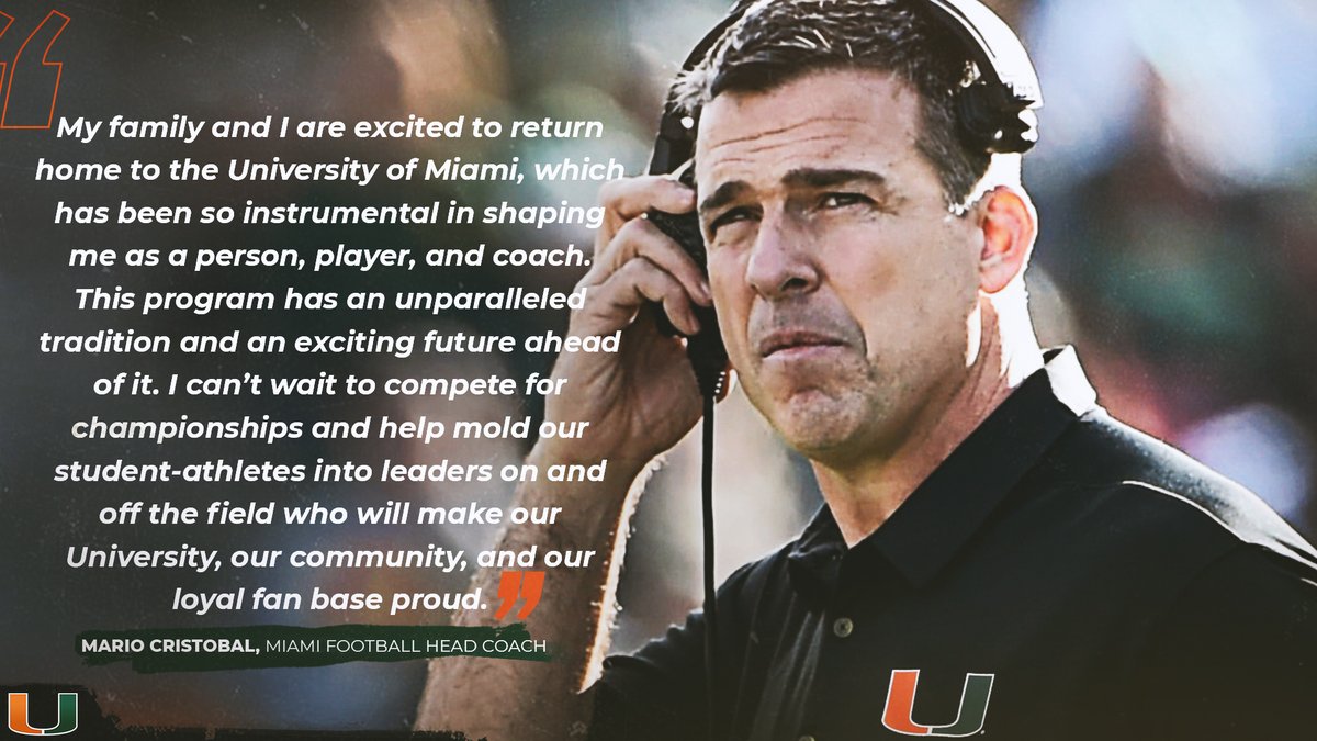 CanesFootball's tweet photo. It's a great day to be a Miami Hurricane. https://t.co/daUkcLVVwc