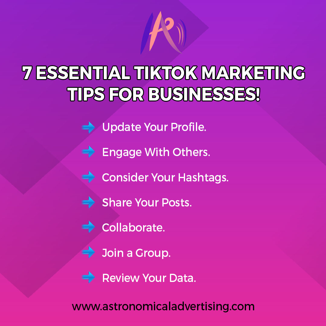 AstronomicalAdv's tweet photo. 7 Essential TikTok Marketing Tips for Businesses!
#socialmedia #socialnetwork #socialmediastretegy #influencers #contentcreator #communitymanagement #communication #marketing #influencemarketing #digitalmarketing #digitaltips #socialmediatips #marketingtips #socialmediahacks https://t.co/FtTDZothSo