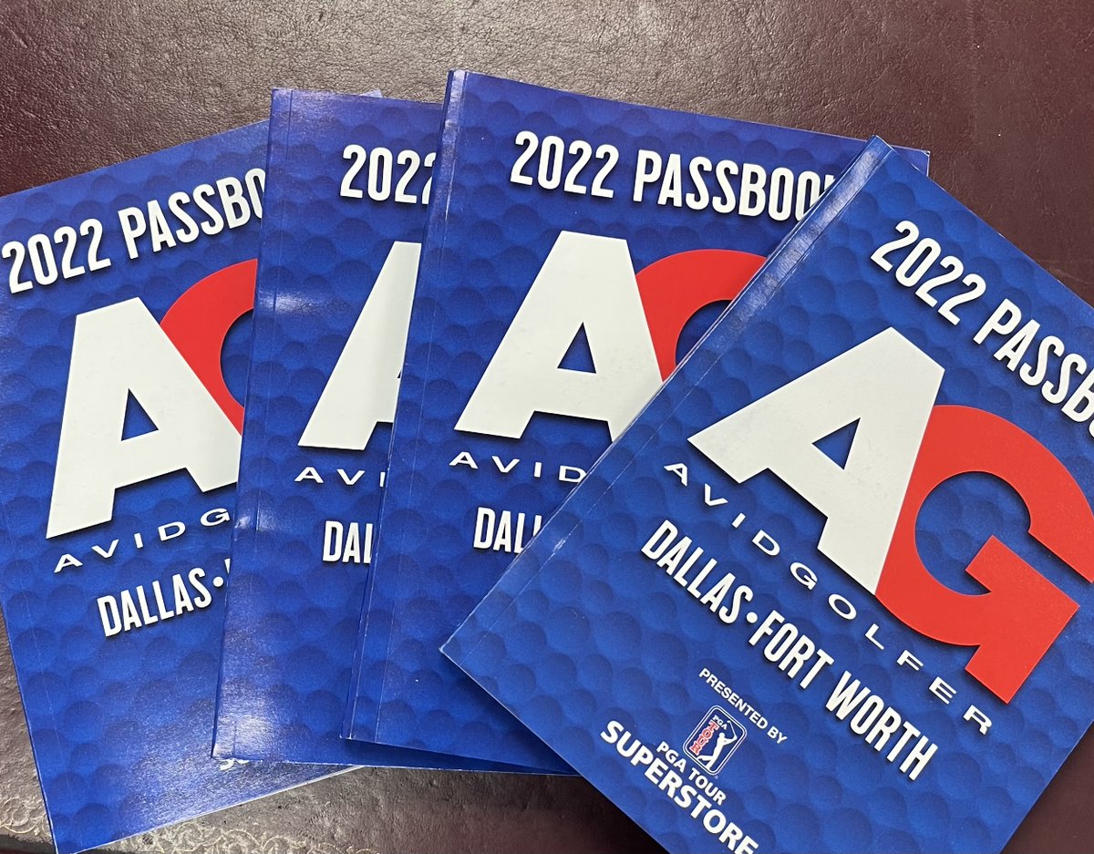 Look what just showed up!
Passbooks are in! If you pre-ordered, we will start sending out this week. 
If you still need yours, they are available!
myavidgolfer.com