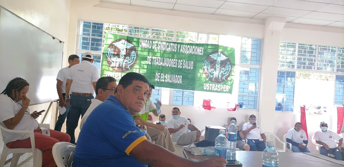 AyalaFrankSv's tweet photo. Este día se desarrolla Asamblea General del aguerrido sindicato  @STIPES2020 miembro de @FesipaesO parte de nuestra Confederación, bajo el liderazgo de @DAVIDMELQUISED2 quien lucha por reivindicar los derechos de los trabajadores de @CEPASV, acompañan federaciones de la #CIS https://t.co/Y43x6ReJS3