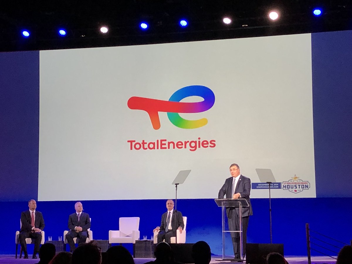 SusanSakmar's tweet photo. Patrick Pouyaneé @TotalEnergies says #natgas #LNG are key to the #EnergyTransition to fill in the intermittency of renewables, but industry must continue to reduce methane emissions. #USLNG #ONGT #WPC #WPC21 https://t.co/fc9Zc78nNe