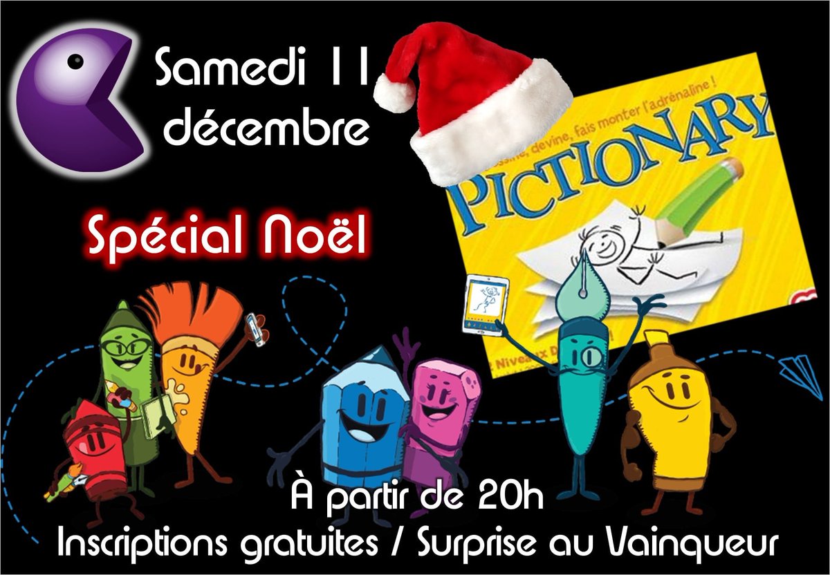 breizh_e's tweet photo. Jeu ambiance #Pictionary Géant Spécial Noël
Inscriptions gratuites / Surprise au vainqueur https://t.co/QvhmJMcLlJ