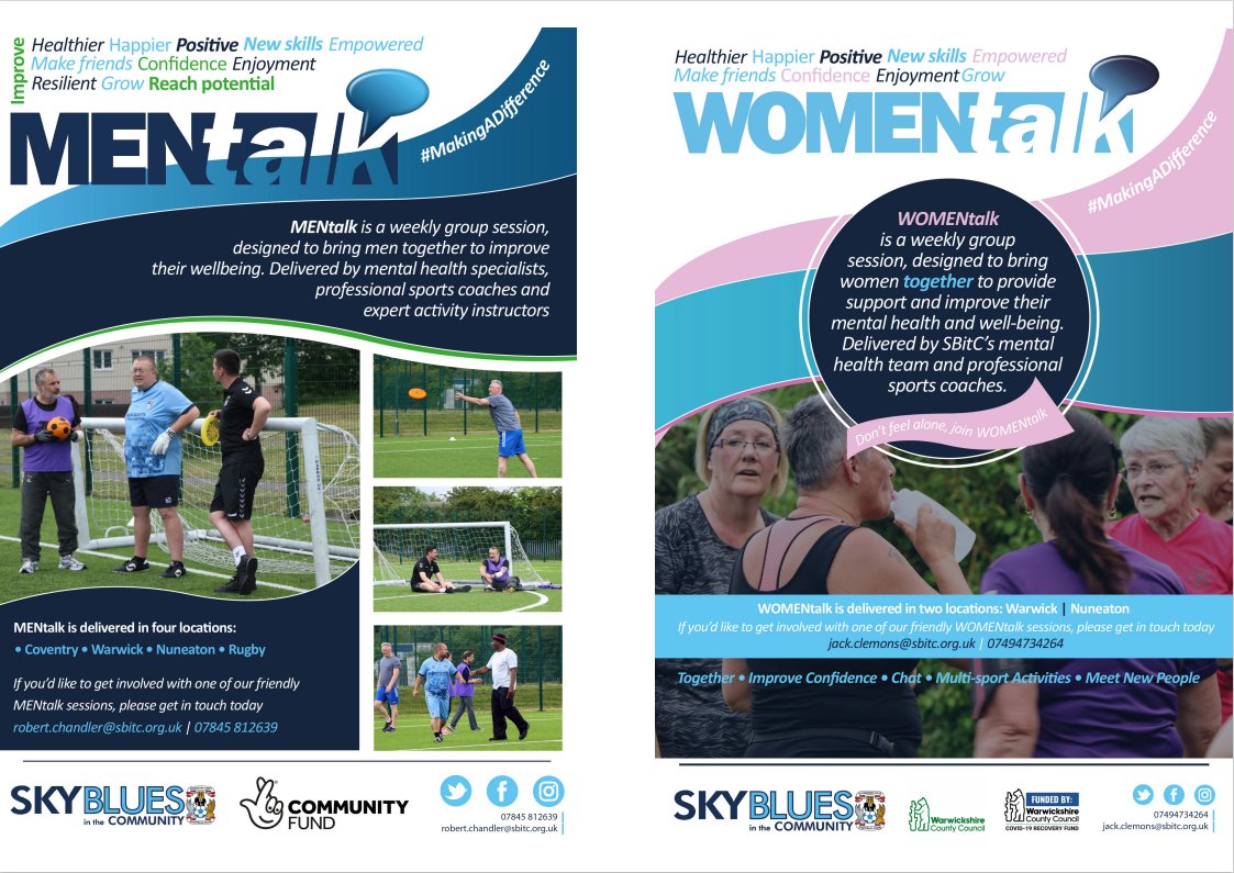 Royal British Legion West Mids (@westmidspoppy) on Twitter photo Our friends <a href="/SBitC_CCFC/">Sky Blues in the Community</a> are offering FREE activity sessions to support men & women with their mental health. The sessions are open for people to turn up on the day. Sessions include Badminton, Football, Table Tennis, Basketball & more! Free Football tickets for new participants Our friends <a href="/SBitC_CCFC/">Sky Blues in the Community</a> are offering FREE activity sessions to support men & women with their mental health. The sessions are open for people to turn up on the day. Sessions include Badminton, Football, Table Tennis, Basketball & more! Free Football tickets for new participants