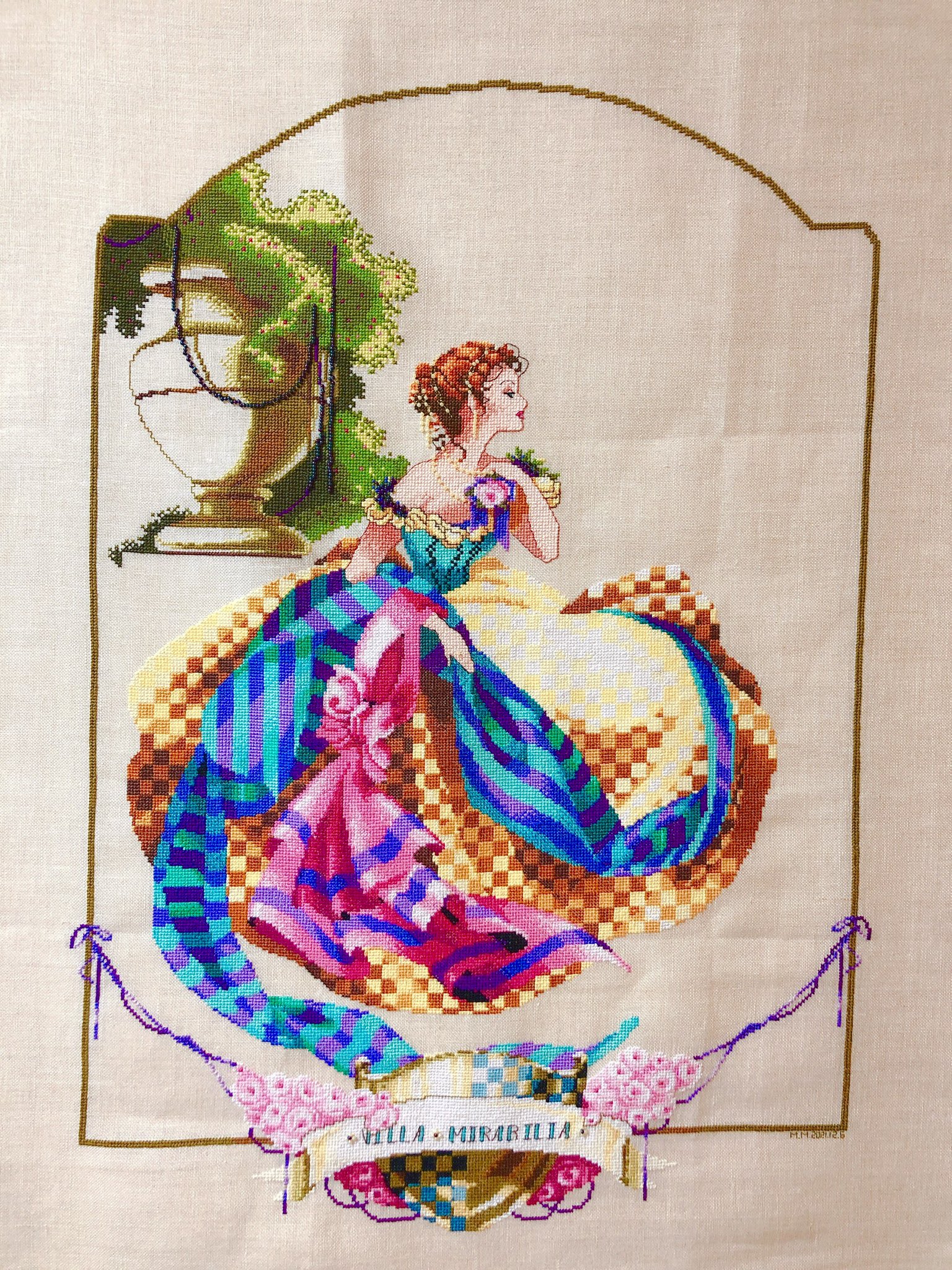ファッション 通販 クロスステッチ HAED 完成品 絵画