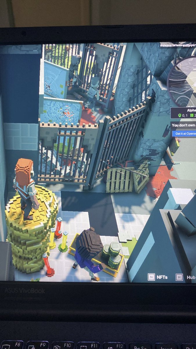 noraannora's tweet photo. @TheSandboxGame There are 7 walkers being caged !!! 🥳🥳🥳 #TheWalkingDead #sandboxalphacontest Day 6 👌🏻 

Have you found it 😛 @Harrisbigboy89  @graceesheila https://t.co/1SNlSLkqL3