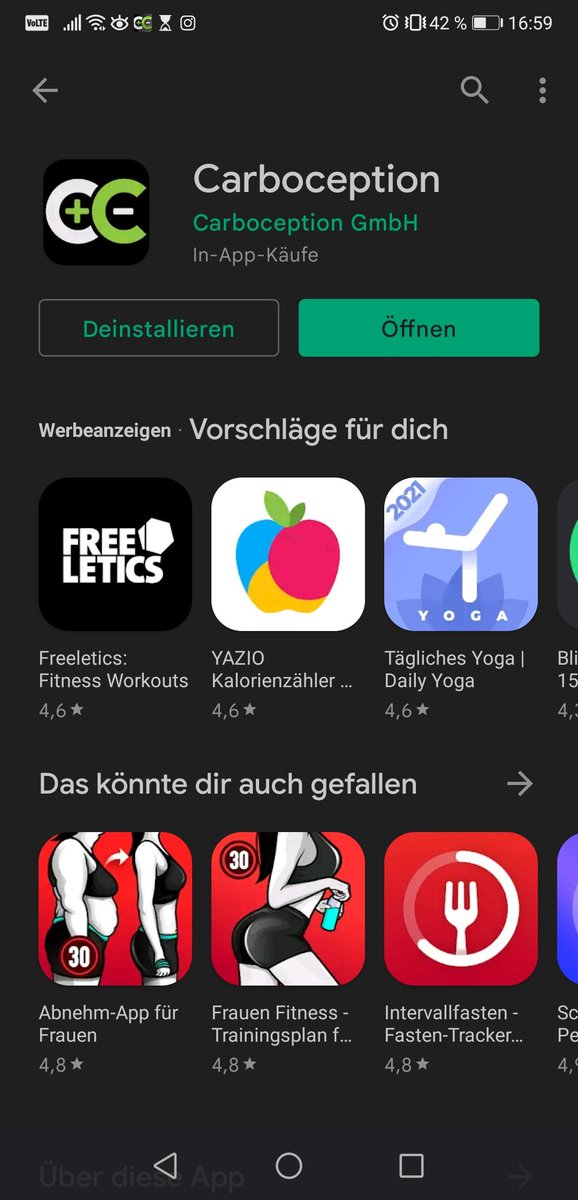 SaitouSumire's tweet image. Dad of a friend made this app Carboception that helps you #selfdiagnose carbohydrateintolerance (like #lactoseintolerance) Its available in Europe for iOS and Android! Its an EU-certified medical product. It would help a lot if you could support it by downloading it. Its free!
