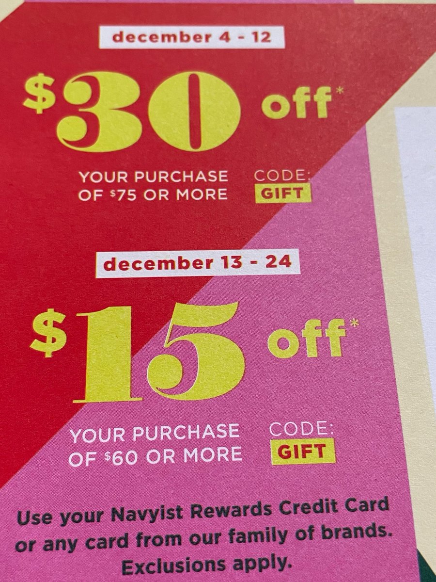 stephaniend's tweet photo. @OldNavy can you please tell me why this doesn't work? Customer service says it doesn't exist. I am beginning to think someone is making counterfeit Old Navy promotions! https://t.co/EkBm0ZLEyY