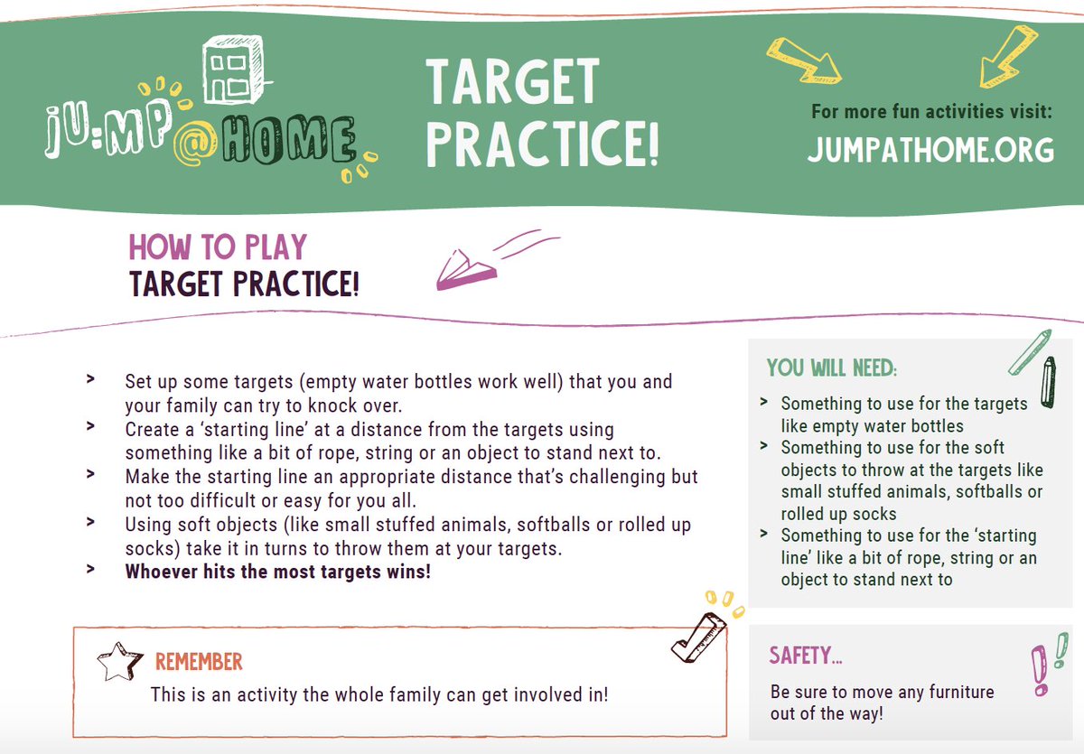 JoinUsMovePlay's tweet photo. NEW JU:MP challenge of the week! Can you play Ghost in the Graveyard? We now have 40 activities available for download for the whole family! Visit https://t.co/9CeYVsVZZk to #BringBackOutdoorPlay because #OutdoorPlayMatters https://t.co/A6JOmSPLzB
