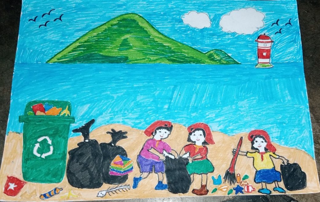 pradeep_basak's tweet photo. #NationalCadetCorps #OdishaDte #CuttackGp #PuneetSagar Young Cadets of Barapur High School
under 2(O) NU NCC, Bhadrak spreading the message to keep our sea beaches clean through their thoughtful painting.
@HQ_DG_NCC
@kalinga_sagar
@utkalpride https://t.co/gKZsbJaIZ2