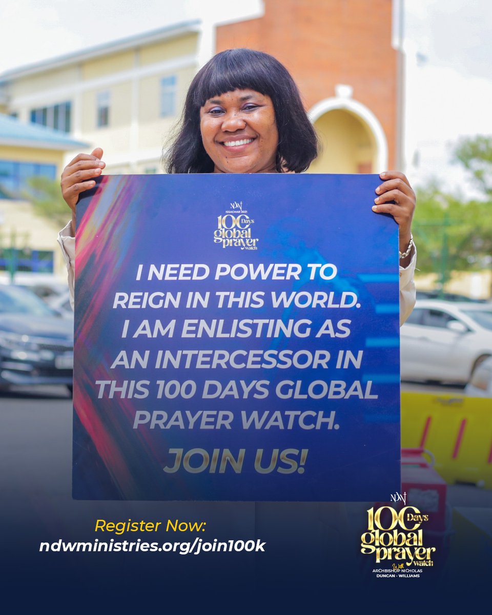 ArchbishopNick's tweet photo. Issachar is still ongoing. Register and be one in mission with our 100,000 global intercessors via the link below:

https://t.co/OCNCS5q2sK

#ArchbishopNick #Issachar2021  #100daysofprayer https://t.co/LVOxy3YyUG