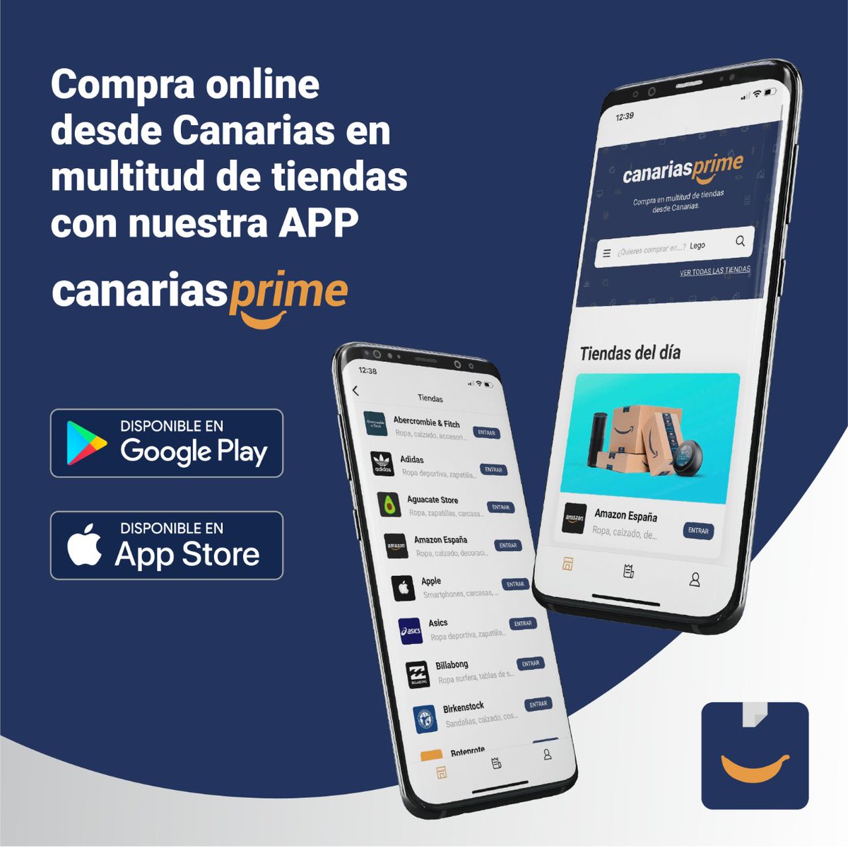 Banango_app's tweet photo. ¿Has probado ya la #app de Canarias Prime 🇮🇨? Porque comprar online desde #Canarias, nunca ha sido tan fácil 🤳 📦 #appcanariasprime #descargaapp #tiendasonline #envíosaCanarias https://t.co/Em3pkZ14eM