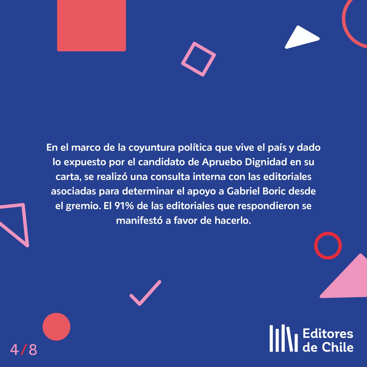 [#Comunicado] Editores de Chile apoya candidatura de <a href="/gabrielboric/">Gabriel Boric Font</a> 👇