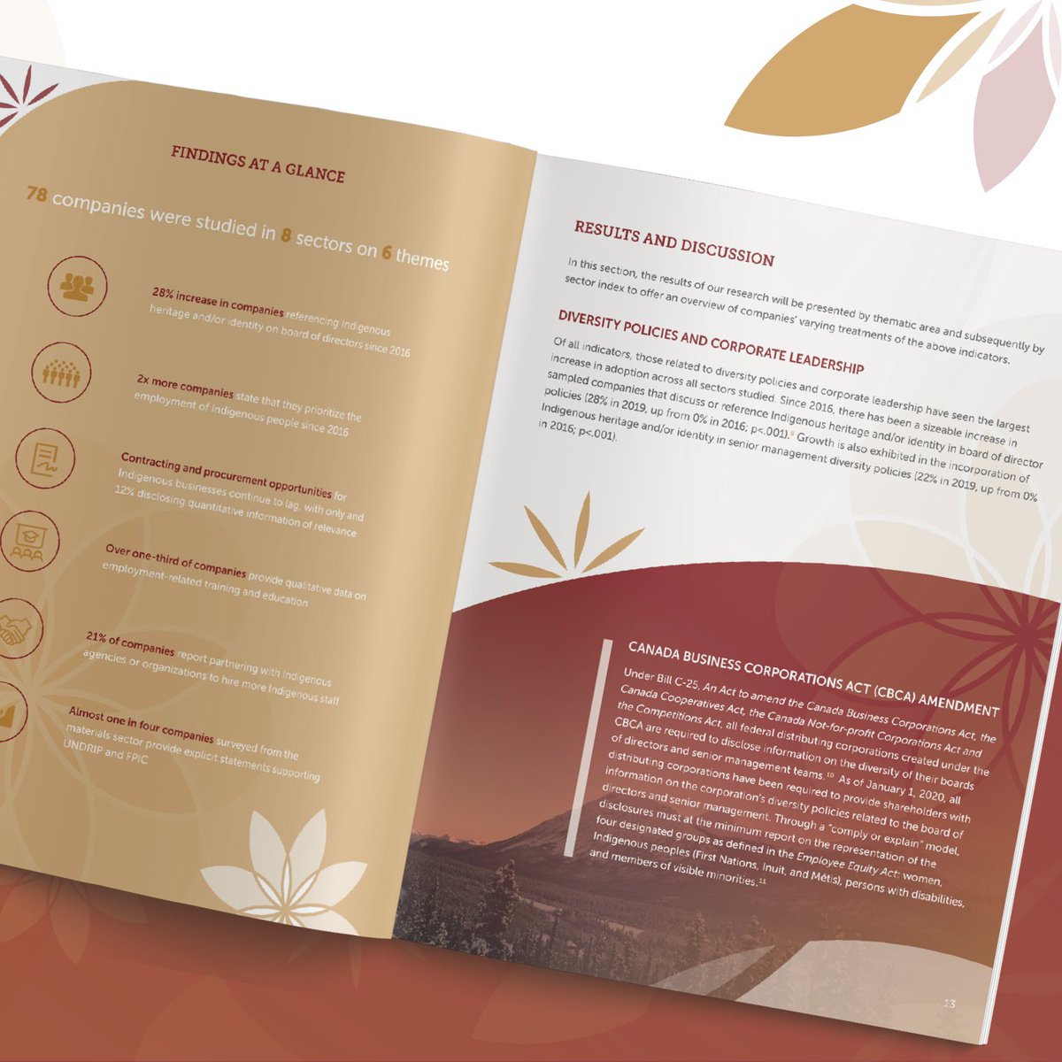 designdeplume's tweet photo. As an indigenously owned company, we are passionate about providing design solutions to organizations reporting on Reconciliation. Check out the report we created for @share_ca & let us know if we can help build a report for you. #ddpportfolio #Reconciliation https://t.co/oBC5hFfANp