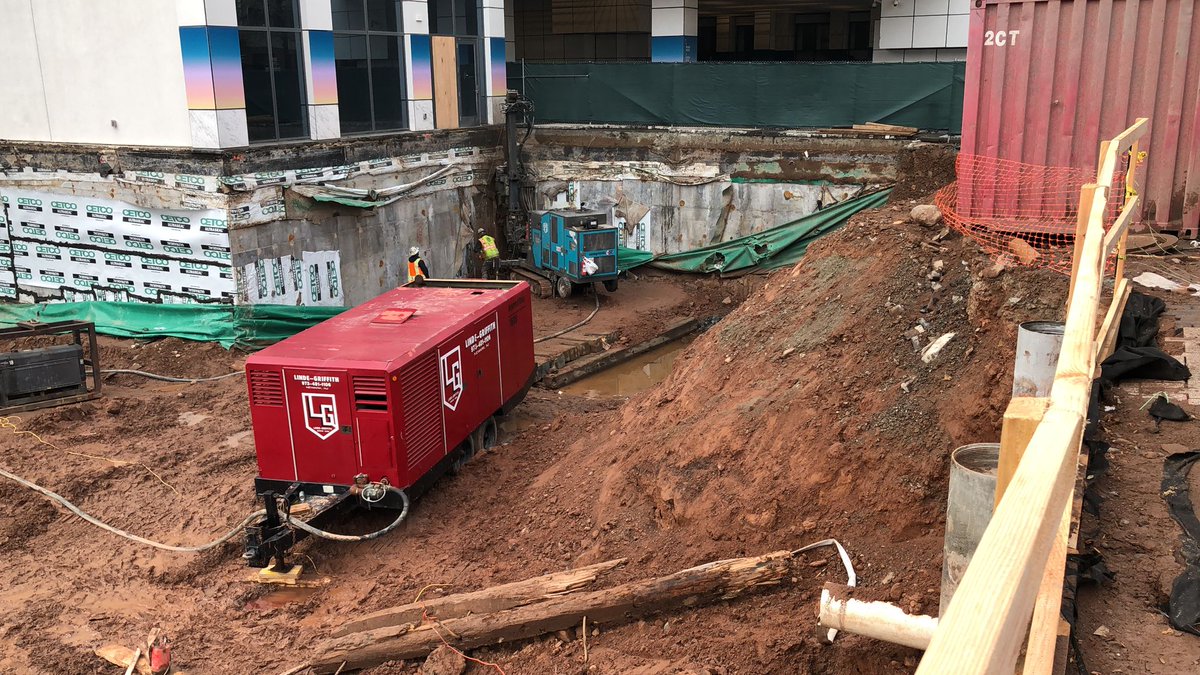 Working along side an existing building, doing excavation and drilling work for a new construction project in Jersey City

#njconstruction #jerseycity #excavation #drilling #pilefoundation #deepfoundation #soe