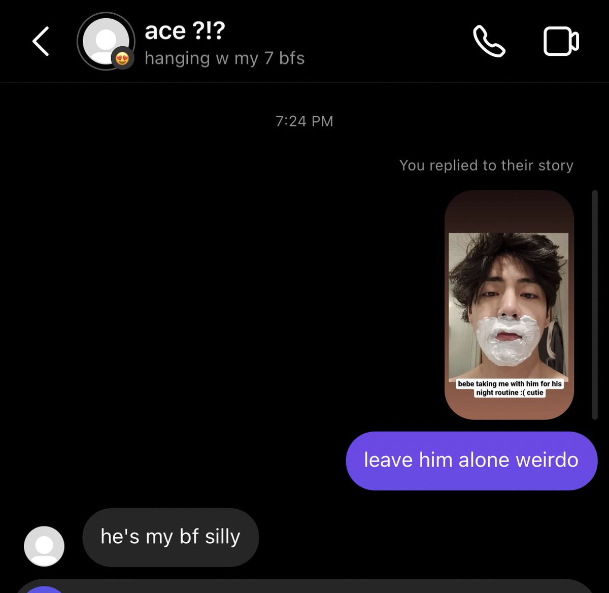 j6kook's tweet photo. @jncest I’M insane?! https://t.co/08BPUqNF7f