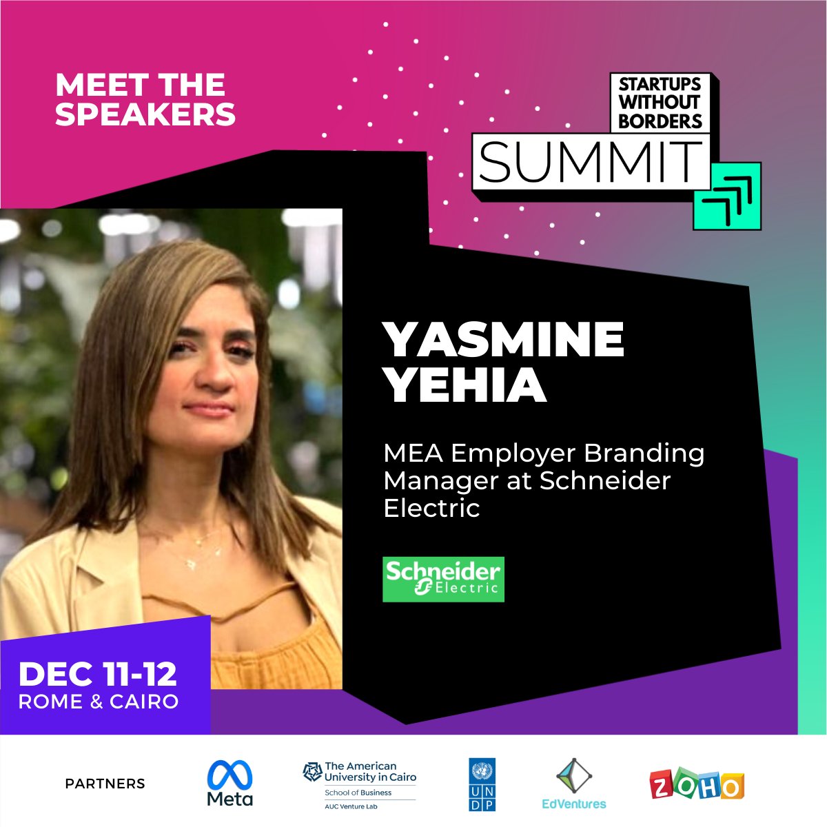 startupswb_com's tweet photo. We're thrilled to present Yasmine Yehia, Isabelle Andrieu, Mirko De Malde, and Suleiman Ali Hersi, as astounding speakers at the Startups Without Borders Summit!
Get your ticket now! https://t.co/LQ7gwFSv37
#swbsummit2021 #speakers #entrepreneurs #investors https://t.co/gUuBoKIxbn