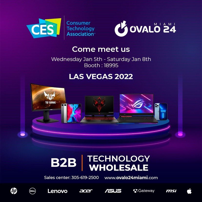 Soluciones &amp; Tecnología, este año estaremos en el #CES2022, los esperamos en la feria de tecnología más importante del año.