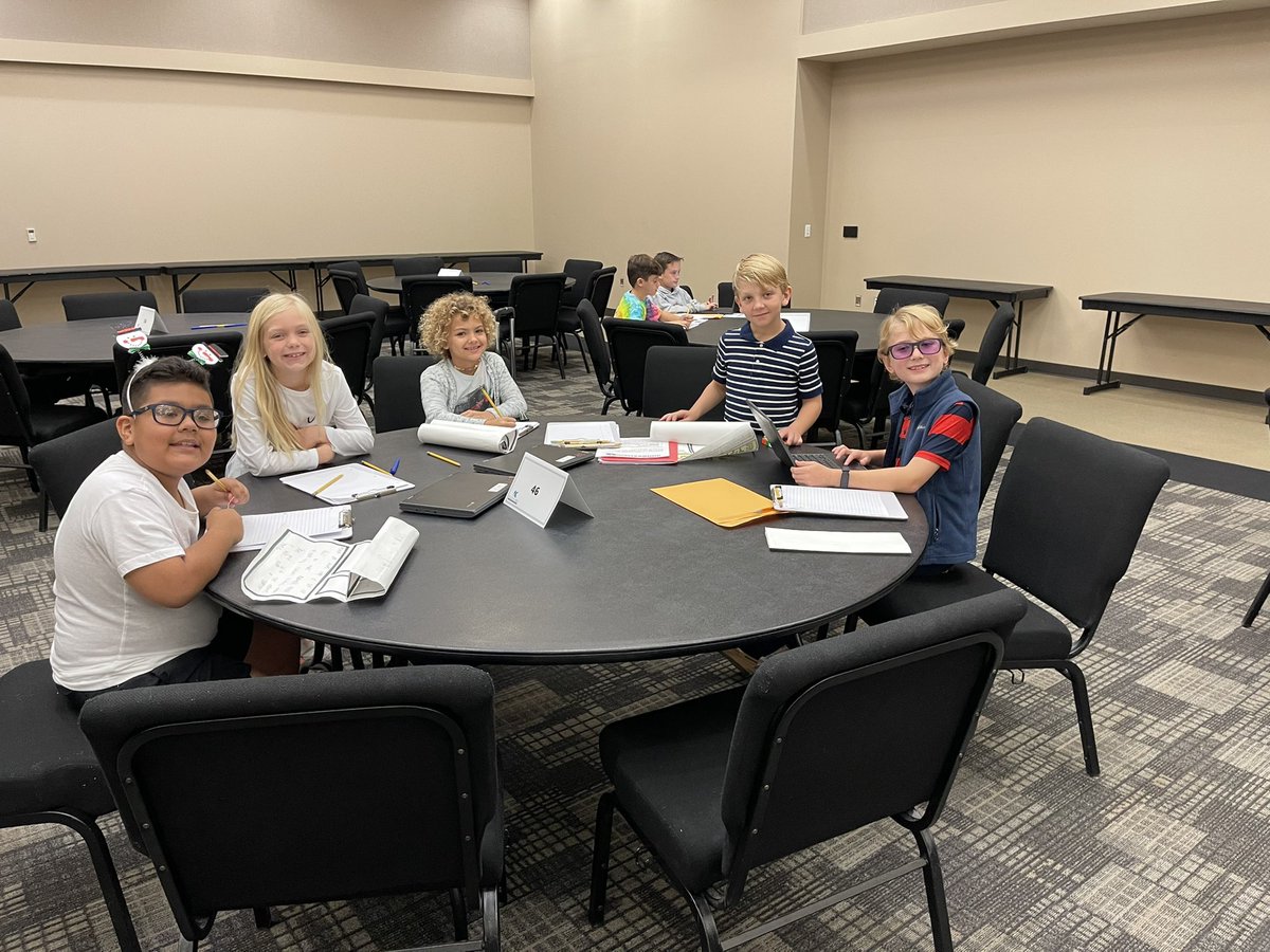 We are here and ready to go! #kleincreates #howdyfromhaude <a href="/HaudeKISD/">Haude Elementary</a>