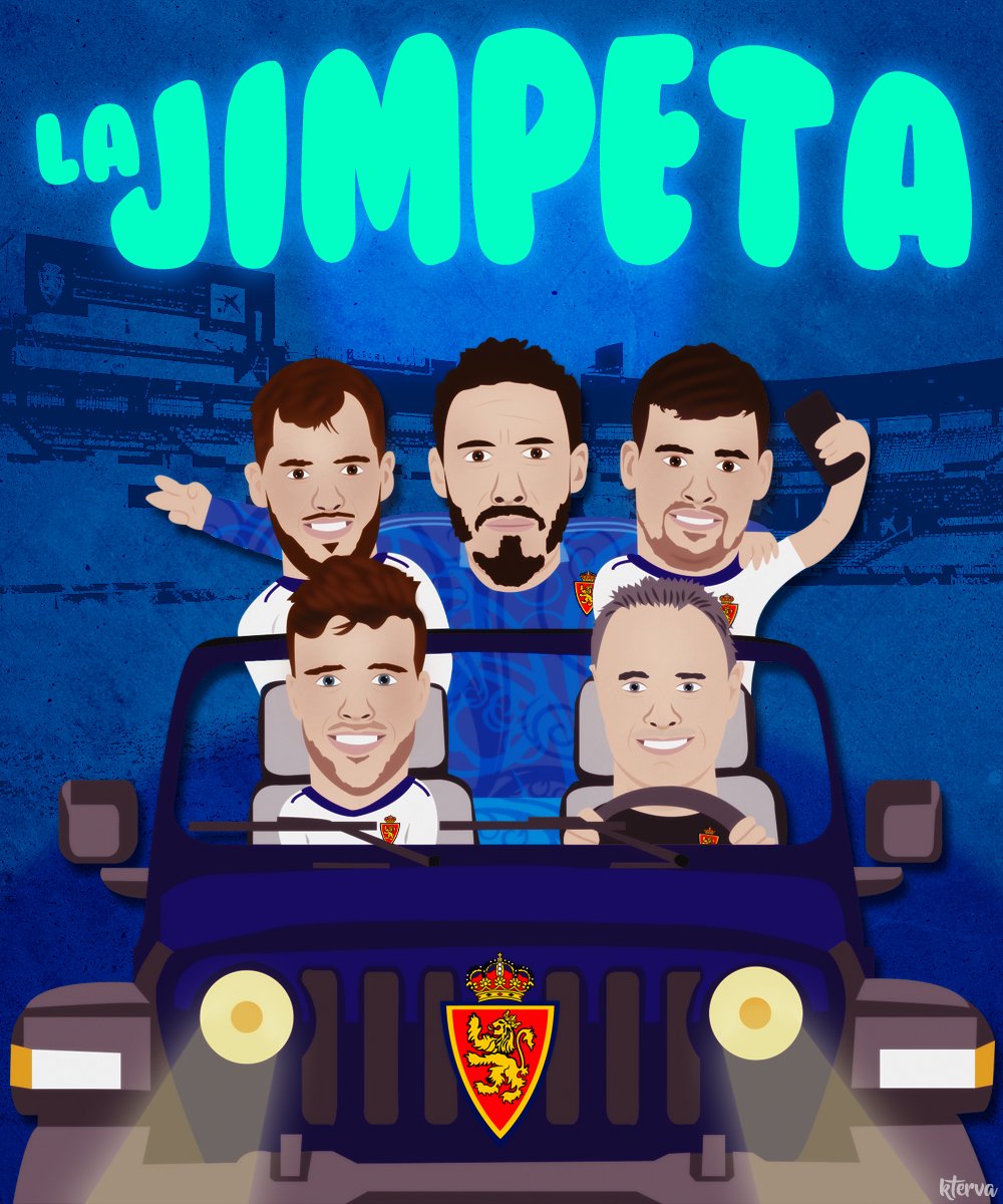 kterva91's tweet photo. La #Jimpeta arranca de nuevo, amigos!! 💪🏻
Vamoooos @RealZaragoza!! 💙🦁
#RealZaragozaEibar https://t.co/eanLKmzlFx