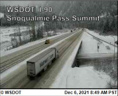 Snoqualmie Pass I 90 Right Now Chains Required On All Vehicles Except Awd 4wd Snow Tapers Off Today Tuesday Thursday Forecast Calls For A Big Storm Saturday Forecast Calls For A
