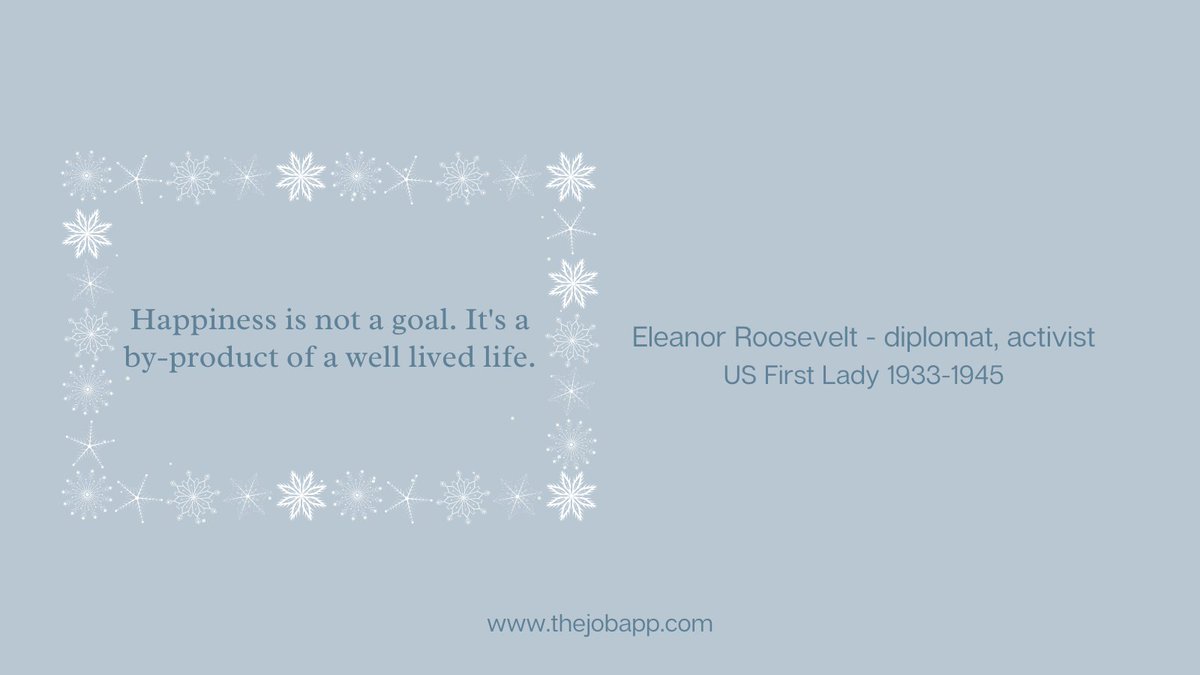 TheJobApp_'s tweet photo. Motivational Monday!

 #jobs #eleanorroosevelt https://t.co/EGVhbdKlT9