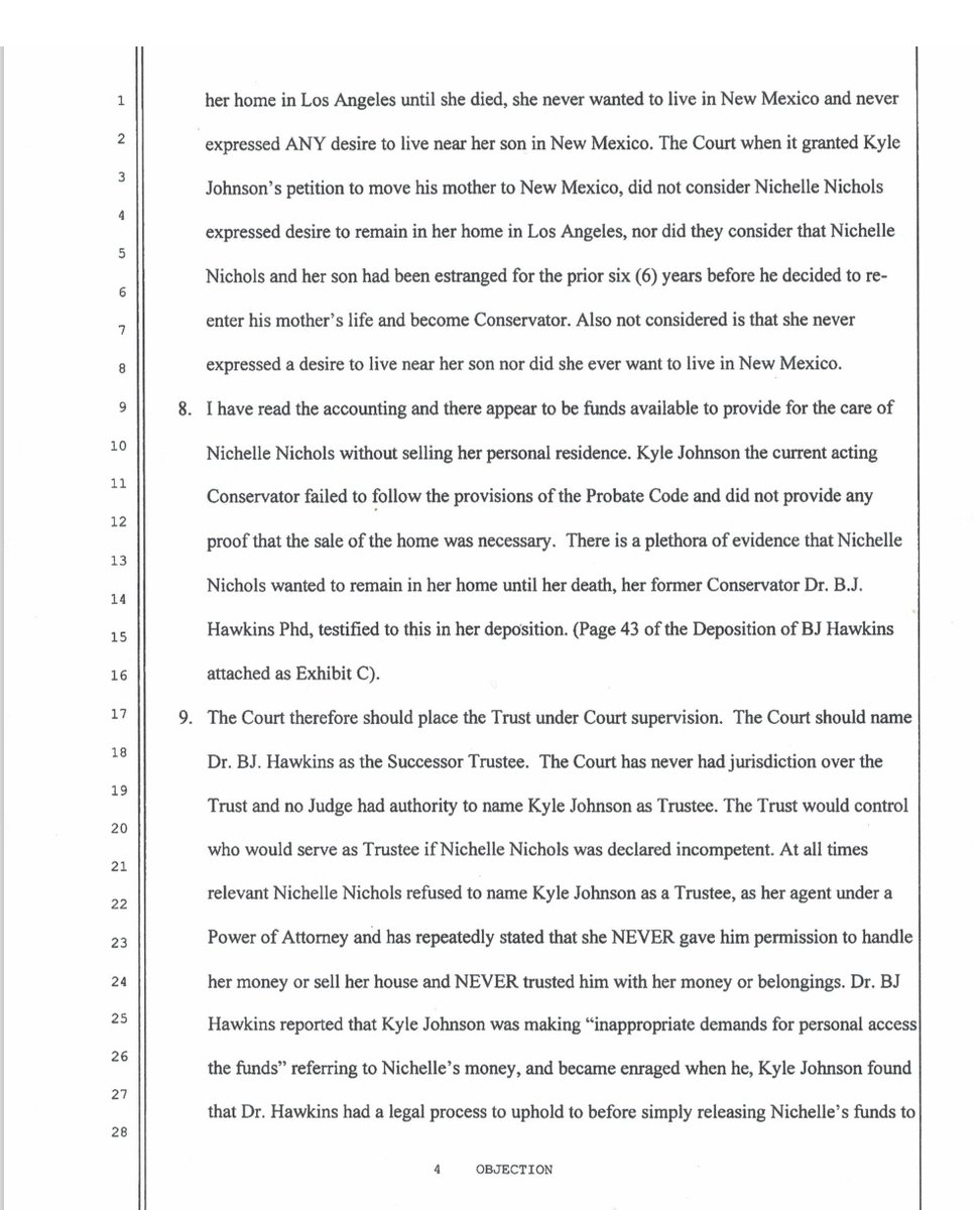 AngeliqFawcette's tweet photo. # 1of3 As NN's days r shown not b so loving, THIS is what I fight for. Pls read Full Doc. Stood #ProSe,I parted w/Atty,nice prsn, grt invstg8r but our Ideals were not in alignment.I do NOT blv in C-ships.I blv in Supported Decision Making.Fought2get #SDM nDoc #FREENICHELLENICHOLS https://t.co/wAklBxoQPA
