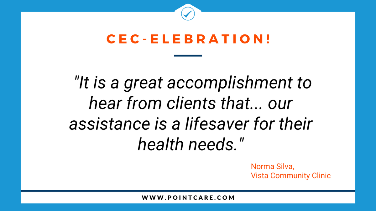 It's time to celebrate the amazing CECs who are doing great work for their clinic and community!

Today we will be highlighting Norma Silva from Vista Community Clinic.

#ValueCHCs #ValueCECs