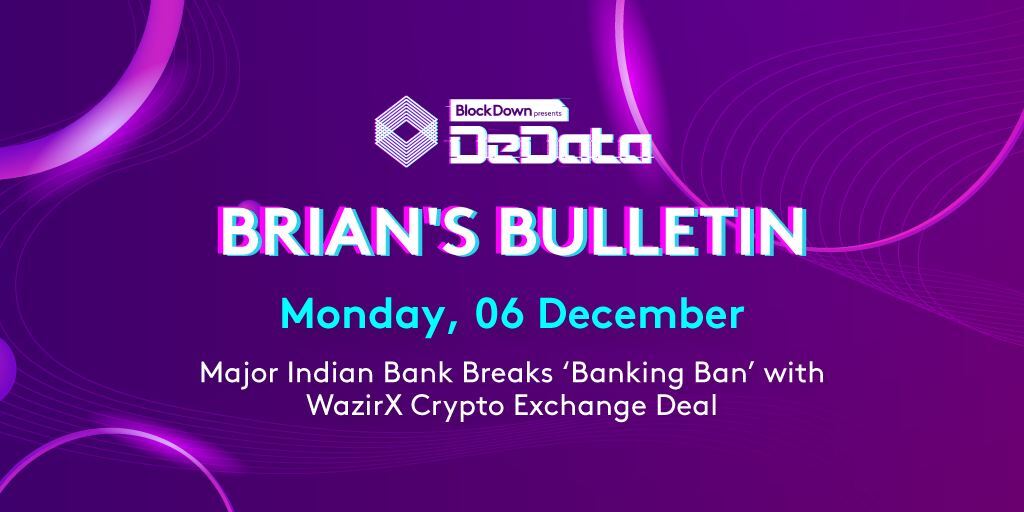 BlockDownConf's tweet image. Major Indian bank breaks ‘banking ban’ with WazirX crypto exchange deal!
Looks like they DO want Crypto to stay! Then again, who wouldn't?
bit.ly/3EyXEAg
A great read from @Cointelegraph
#BlockDown #Blockchain #Crypto #Bitcoin #CryptoNews