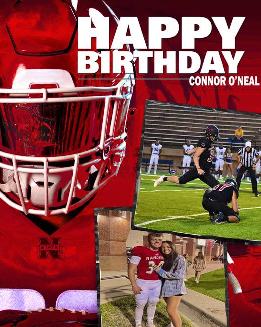 Wishing Our Kicker Connor O’Neal A Happy Birthday ❗️#RRR ⚫️⚪️🔴 #️⃣3️⃣0️⃣