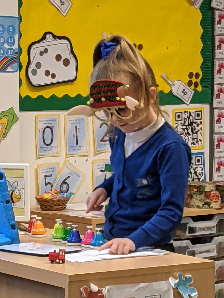 Williamstown1_2's tweet image. RY1- Elfton John is in class this week! Following a number sequence to perform a popular Christmas tune and creating a video too !Great independent learning. #numbersinaction #learningthroughplay #expressivearts @CSC_FP