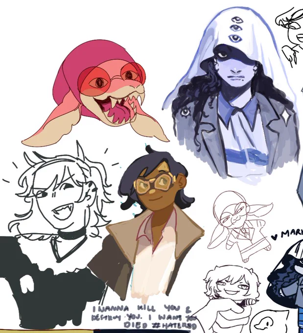 anotha one...featuring ocs from @tengkorakrusa @Azurusas @Stellardisposal 