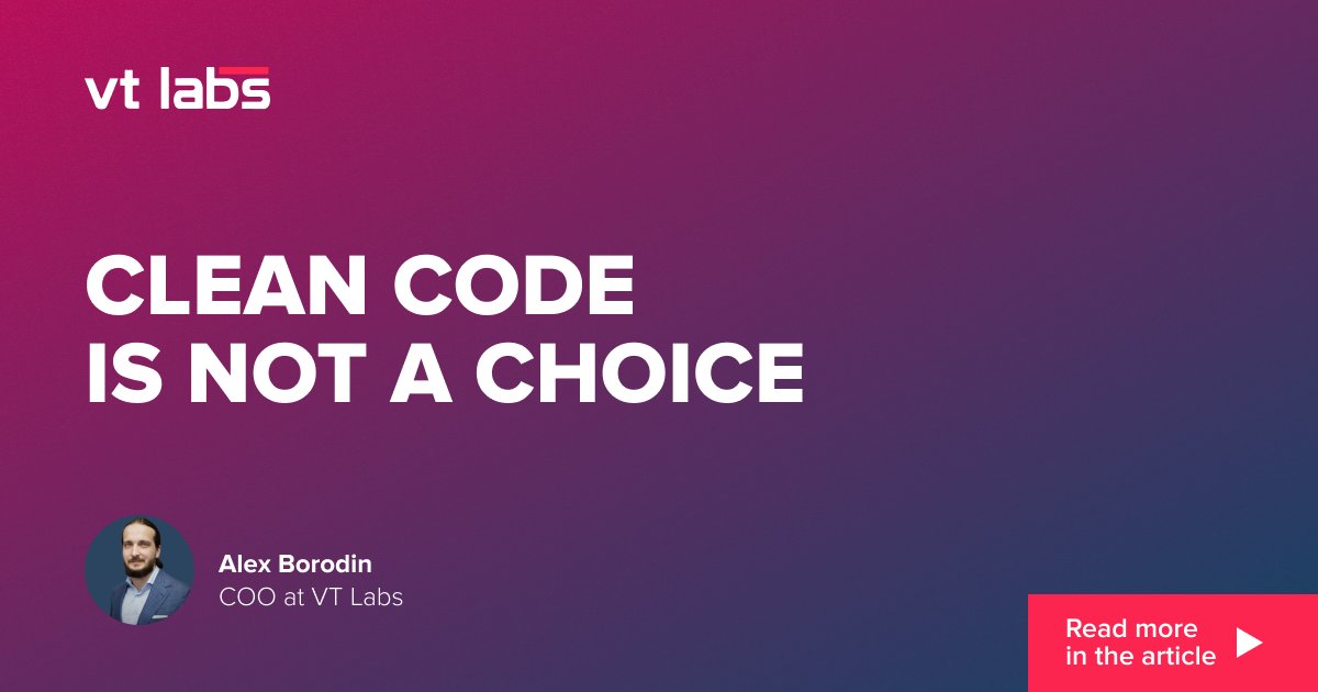 "Which code is preferable: one that works but isn't understandable, or one that doesn't work but is simple to understand?" 

Read the article: vtlabs.org/blog/clean-cod…