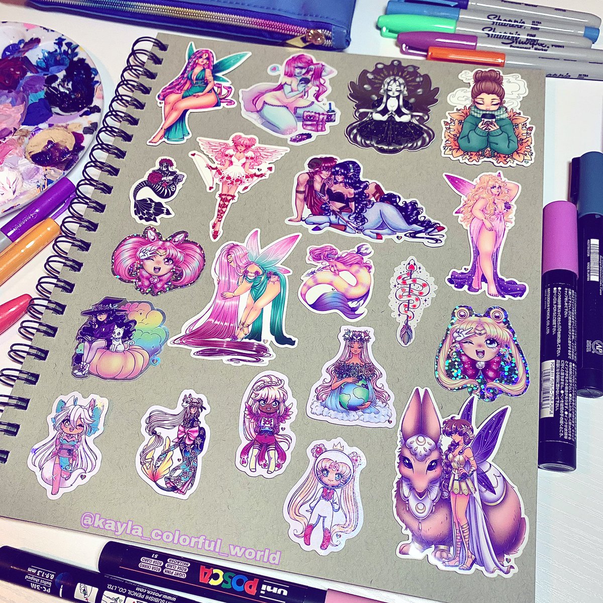 kaylakashawnart's tweet image. GODDESS FAIRIES are now Available on my shop!! 🙌🏻 love how they look with all of my stickers! 💖 

etsy.me/32Ug54m

Don’t forget later tonight I will be going LIVE on TIKTOK to finish jinx! 🥰would love to see you all! And chit chat! 💖
#stickerbundle #stickerset #fairies