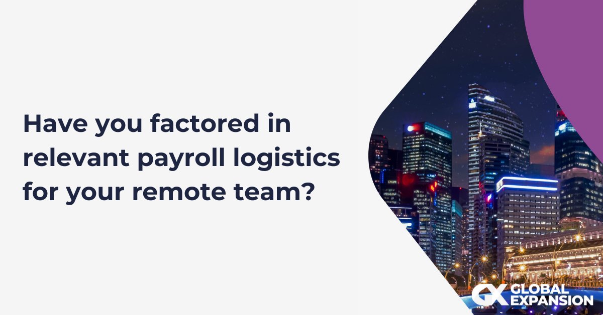 Have you factored in relevant payroll logistics for your #RemoteTeam?

#Payroll is managed differently around the world and certain countries have specific payroll dates that you will need to consider if you have team members located around the world. 
hubs.li/H0_GqHt0