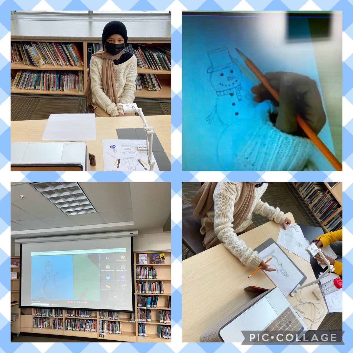 Mrs_Maks_Class's tweet photo. An idea proposed by a student, led to a plan- “The Art Club”. Student- led clubs for our online &amp; in-person students run by students and supported by educators. @JamesGrievePS @JamesGrieveLLC. #inquiry #growthmindset https://t.co/3iCEs04Ekc